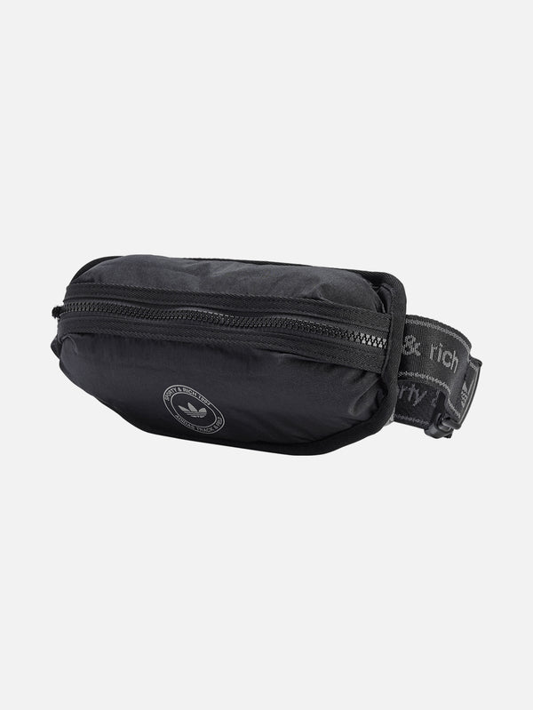 ADIDAS ORIGINALS, Sporty & Rich x adidas Waist Bag - Black, ÇANTA, shopi go'da!