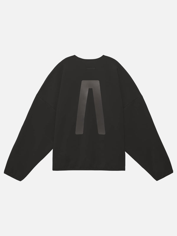 ADIDAS ORIGINALS, Fear of God Athletics x adidas Crewneck - Black, SWEATSHIRT, shopi go'da!