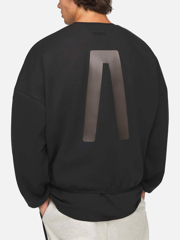 ADIDAS ORIGINALS, Fear of God Athletics x adidas Crewneck - Black, SWEATSHIRT, shopi go'da!