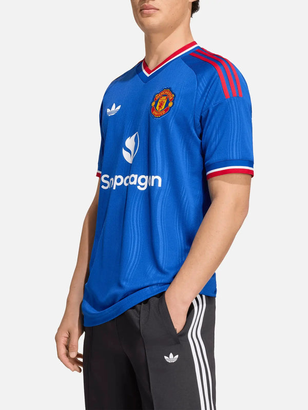 ADIDAS ORIGINALS Manchester United 26/27 Away Jersey – Royal Blue, önden görünüm