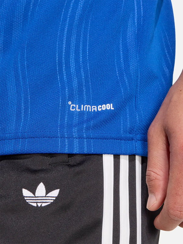 ADIDAS ORIGINALS Manchester United 26/27 Away Jersey - Royal Blue – ön görünüm, Climacool kumaş detayı