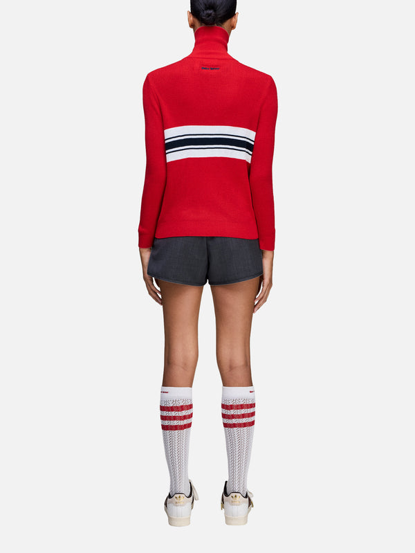 ADIDAS ORIGINALS, Wales Bonner x adidas Knit Track Top - Better Scarlet, EŞOFMAN ÜSTÜ, shopi go'da!