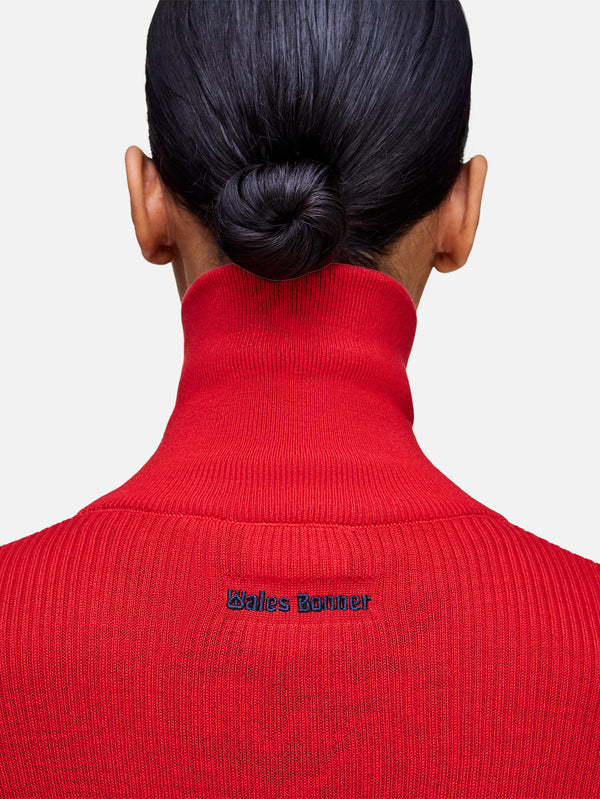 ADIDAS ORIGINALS, Wales Bonner x adidas Knit Track Top - Better Scarlet, EŞOFMAN ÜSTÜ, shopi go'da!