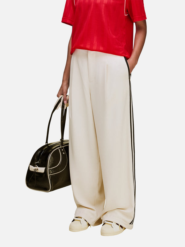 ADIDAS ORIGINALS, Wales Bonner x adidas Wide Trouser - Wonder White, EŞOFMAN ALTI, shopi go'da!