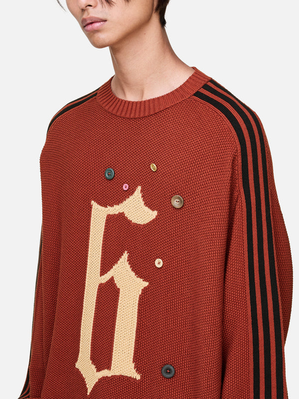 ADIDAS ORIGINALS, Song for the Mute x adidas ADI006 Sweater - Wild Sepia, SWEATSHIRT, shopi go'da!
