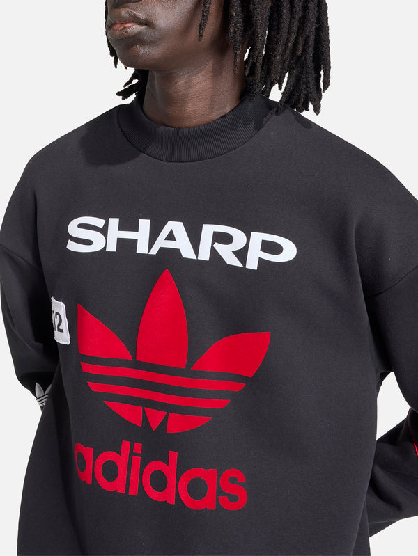ADIDAS ORIGINALS, Manchester United 90 Sweatshirt - Black, SWEATSHIRT, shopi go'da!