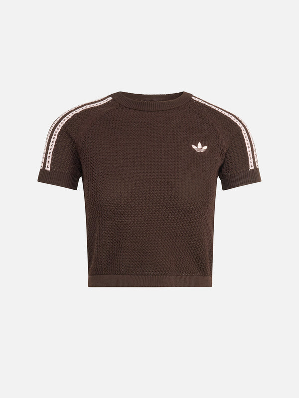 ADIDAS ORIGINALS, Crochet Tee - Aurora Coffee, T-SHIRT, shopi go'da!