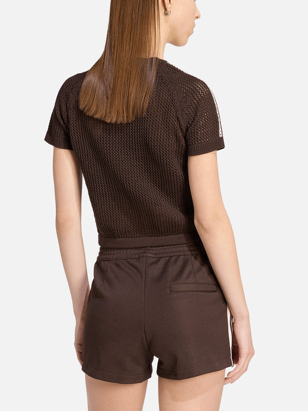 ADIDAS ORIGINALS, Crochet Tee - Aurora Coffee, T-SHIRT, shopi go'da!
