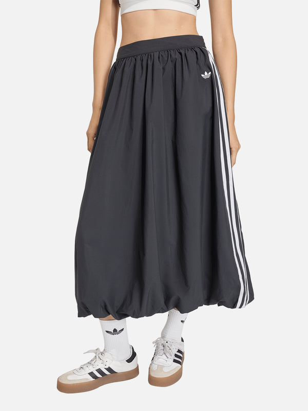 Balloon Long Skirt - Black