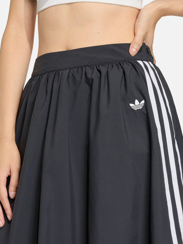 Balloon Long Skirt - Black