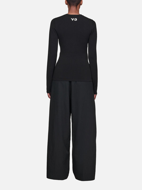 Y-3, Y-3 Nylon Trousers - Black, EŞOFMAN ALTI, shopi go'da!