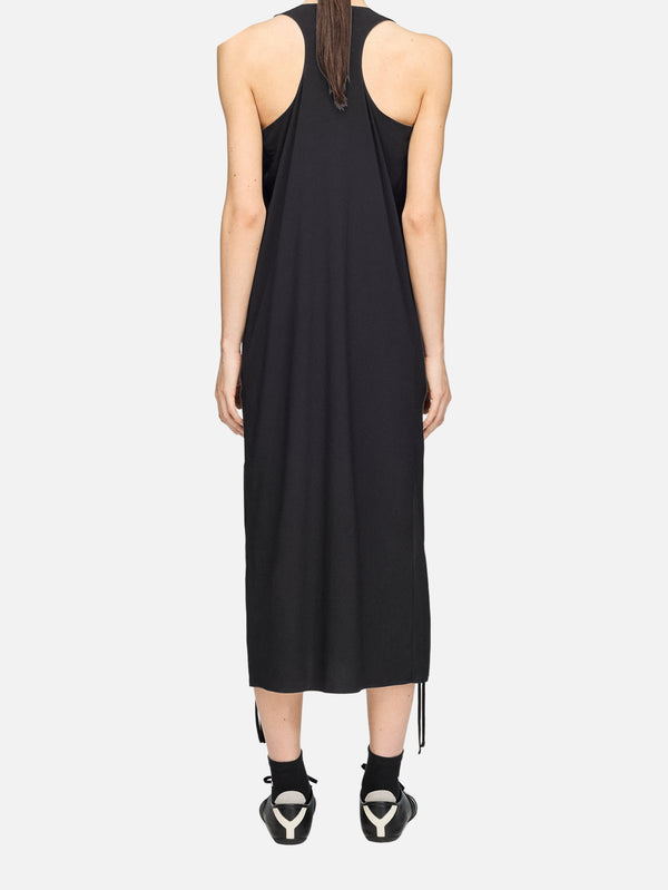 Y-3, Y-3 Racer Midi Dress - Black, ELBİSE, shopi go'da!