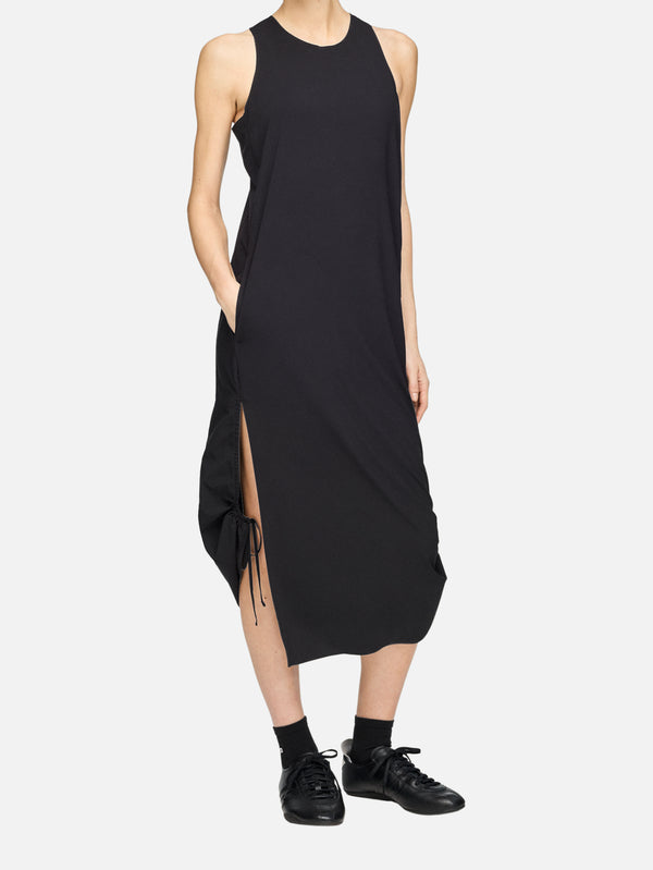 Y-3, Y-3 Racer Midi Dress - Black, ELBİSE, shopi go'da!