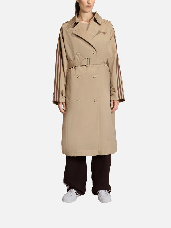 ADIDAS ORIGINALS, Trench Twill Coat - Cardboard, CEKET, shopi go'da!