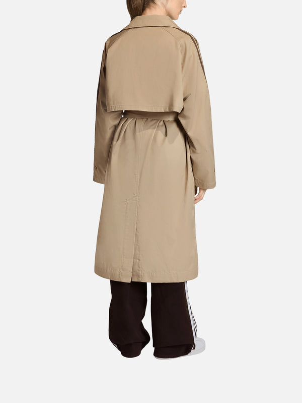 ADIDAS ORIGINALS, Trench Twill Coat - Cardboard, CEKET, shopi go'da!