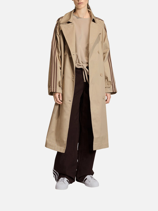 ADIDAS ORIGINALS, Trench Twill Coat - Cardboard, CEKET, shopi go'da!