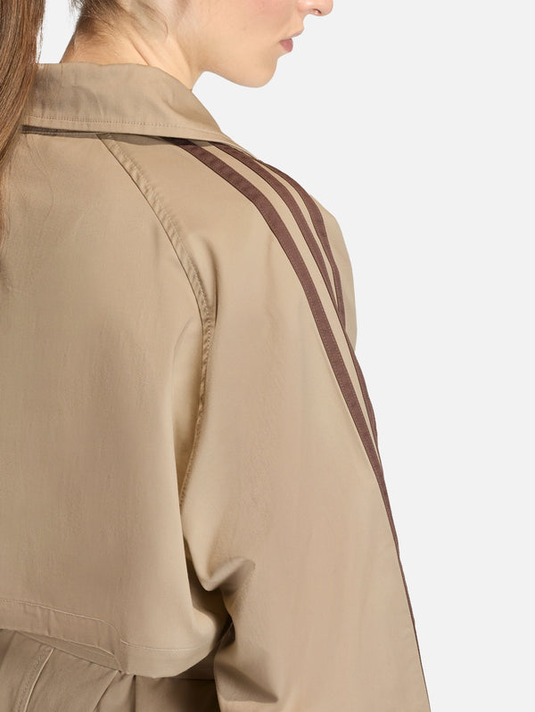 ADIDAS ORIGINALS, Trench Twill Coat - Cardboard, CEKET, shopi go'da!