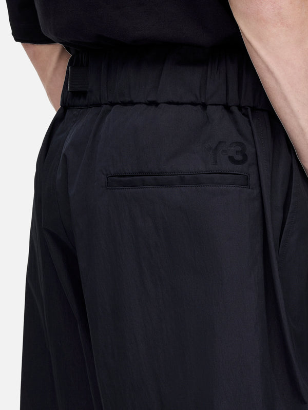 Y-3, Y-3 Utility Wide-Leg Shorts - Black, ŞORT, shopi go'da!