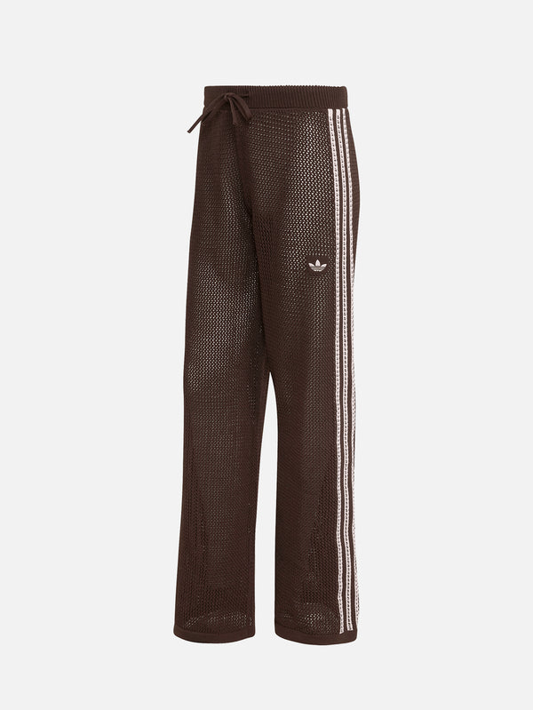 ADIDAS ORIGINALS, Knitted Crochet Firebird Trackpants - Aurora Coffe, EŞOFMAN ALTI, shopi go'da!