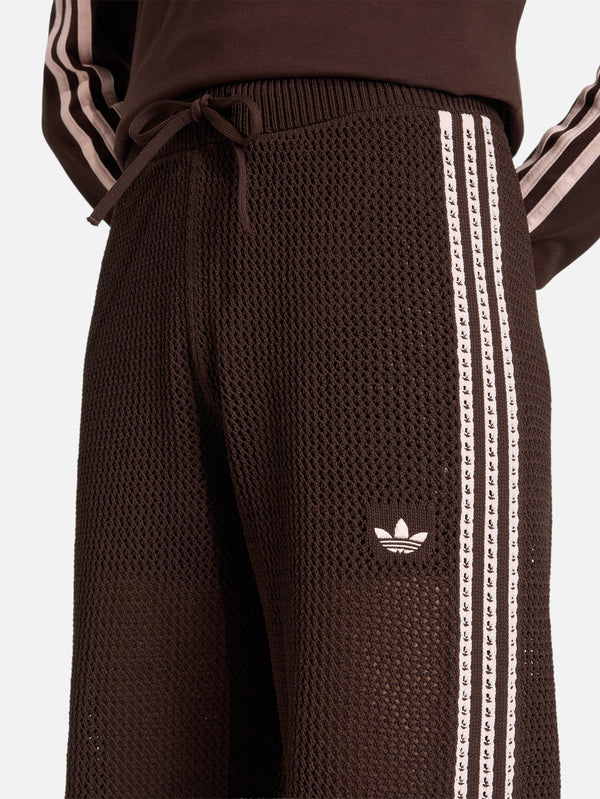 ADIDAS ORIGINALS, Knitted Crochet Firebird Trackpants - Aurora Coffe, EŞOFMAN ALTI, shopi go'da!