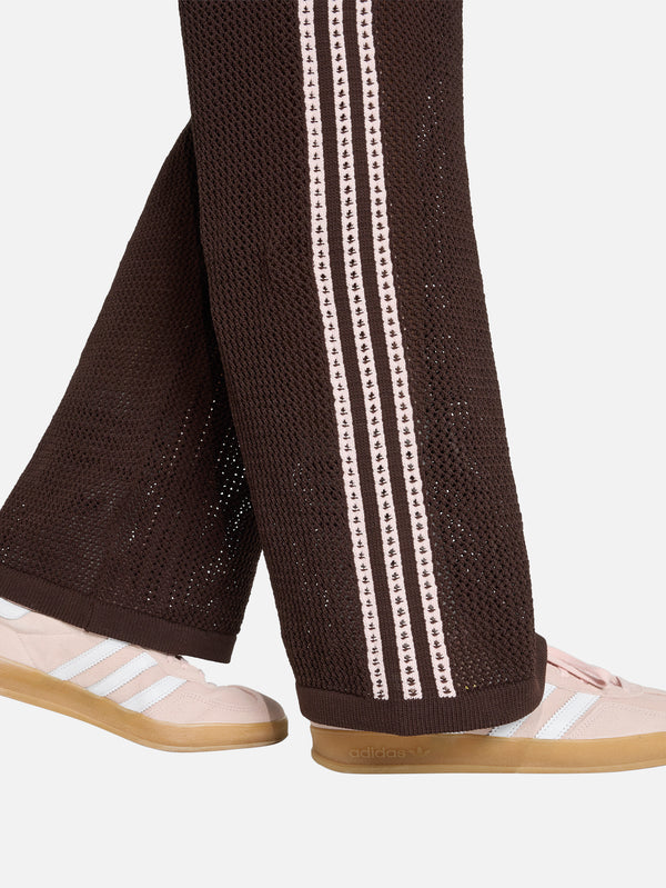 ADIDAS ORIGINALS, Knitted Crochet Firebird Trackpants - Aurora Coffe, EŞOFMAN ALTI, shopi go'da!