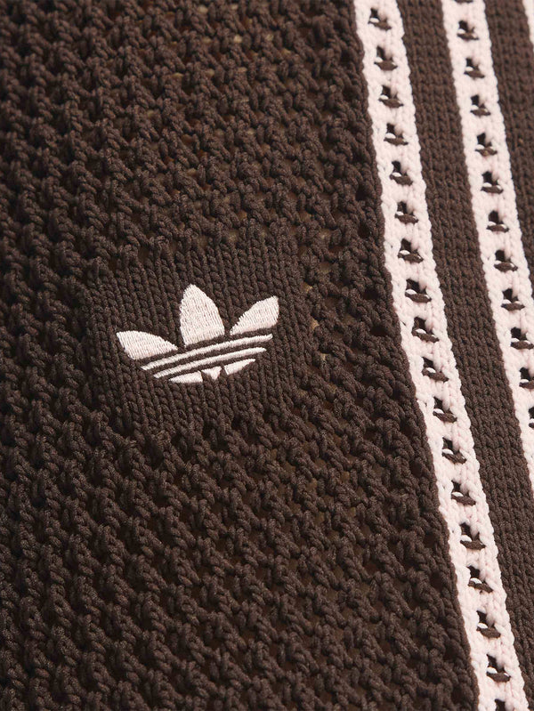 ADIDAS ORIGINALS, Knitted Crochet Firebird Trackpants - Aurora Coffe, EŞOFMAN ALTI, shopi go'da!