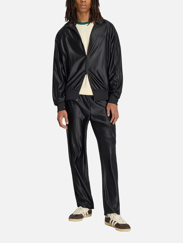 ADIDAS ORIGINALS Firebird Metallic Track Top – siyah, önden görünüm