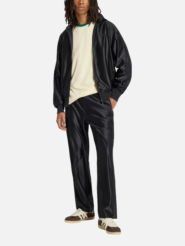 ADIDAS ORIGINALS Firebird Metallic Track Pants – Black, önden görünüm