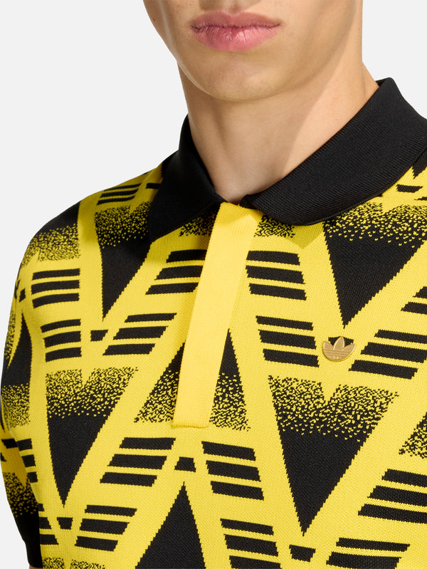 ADIDAS ORIGINALS, Fully Fashion Polo Shirt - Eqt Yellow, T-SHIRT, shopi go'da!