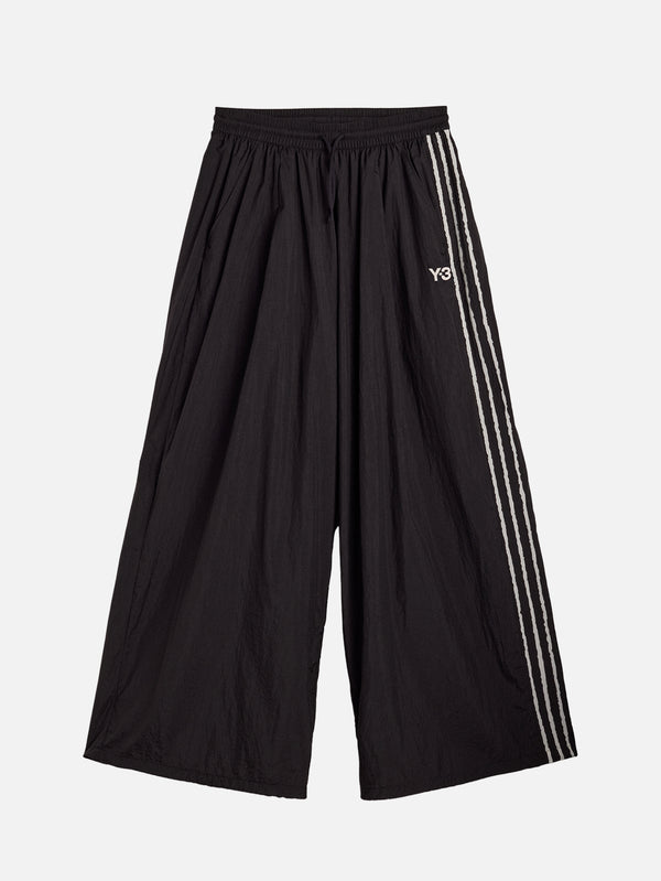 Y-3 Raw Edge 3 Stripes Wide Tracksuit - Black