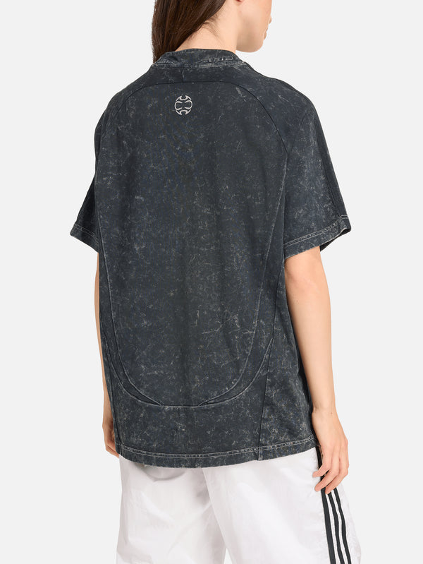 Adilenium Season 4 Teamgeist Washed Rhinestone Tee - Black