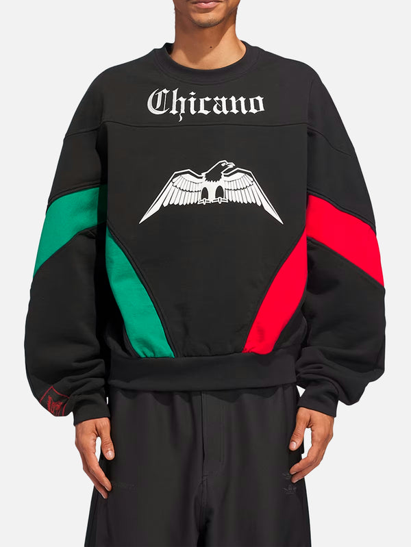 Willy Chavarria x adidas Bball Fleece Crewneck Sweatshirt 