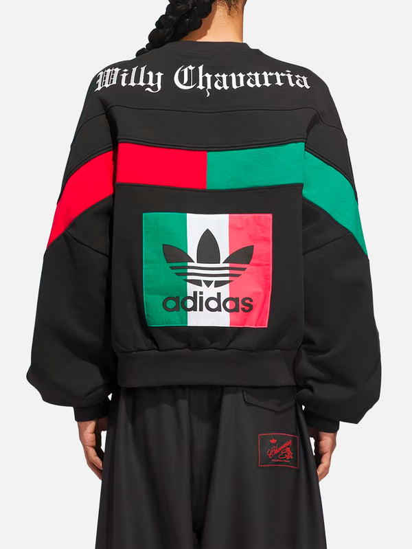 Willy Chavarria x adidas Bball Fleece Crewneck Sweatshirt 