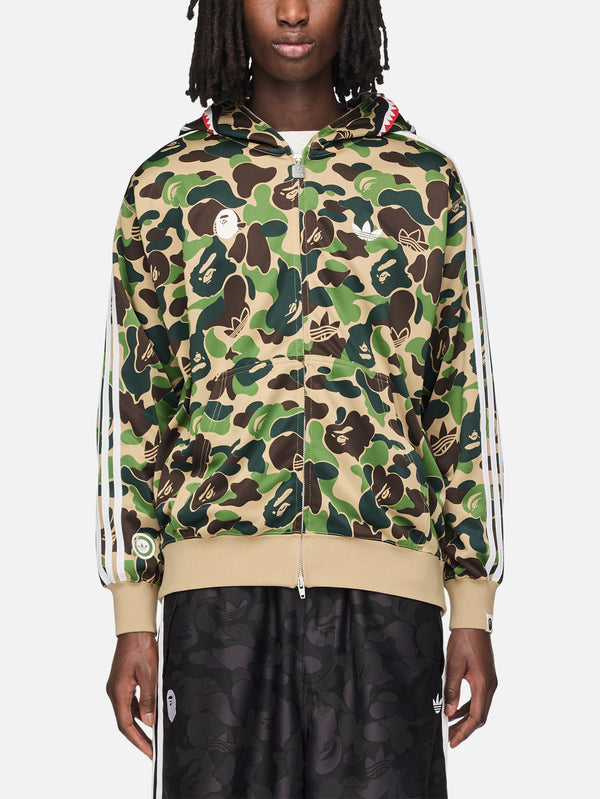 BAPE x adidas Shark Track Hoodie - Crew Green