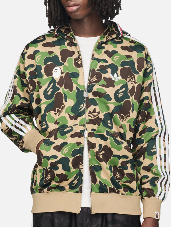 BAPE x adidas Shark Track Hoodie - Crew Green