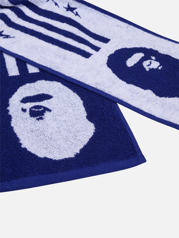 ADIDAS ORIGINALS, BAPE x adidas FB Towel - Japan Blue, HAVLU, shopi go'da!