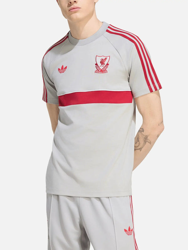 ADIDAS ORIGINALS Liverpool OG2 Tee – Grey Two, önden görünüm
