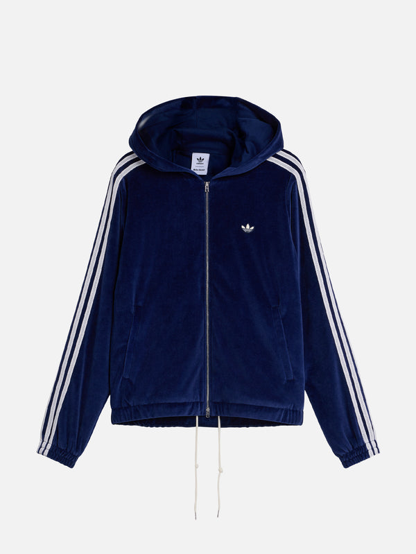 ADIDAS ORIGINALS, Wales Bonner x adidas Velour Track Jacket - Collegiate Navy, CEKET, shopi go'da!