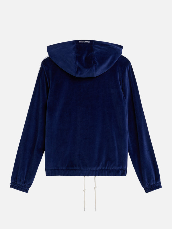 ADIDAS ORIGINALS, Wales Bonner x adidas Velour Track Jacket - Collegiate Navy, CEKET, shopi go'da!