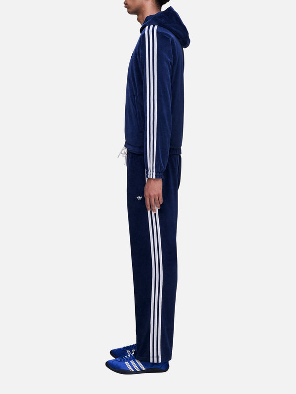 ADIDAS ORIGINALS, Wales Bonner x adidas Velour Track Jacket - Collegiate Navy, CEKET, shopi go'da!