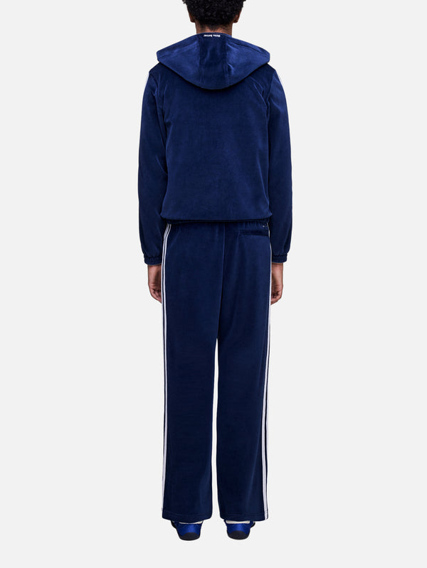 ADIDAS ORIGINALS, Wales Bonner x adidas Velour Track Jacket - Collegiate Navy, CEKET, shopi go'da!