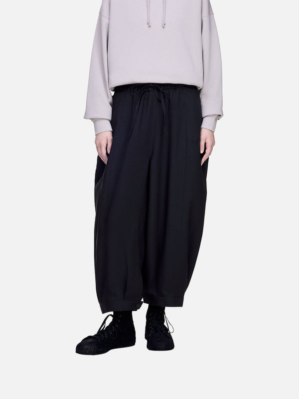 Y-3, Y-3 Cropped Top Flared Sport Uniform Track Pants 