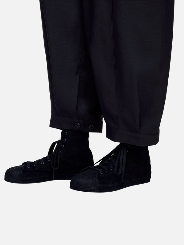 Y-3, Y-3 Cropped Top Flared Sport Uniform Track Pants 