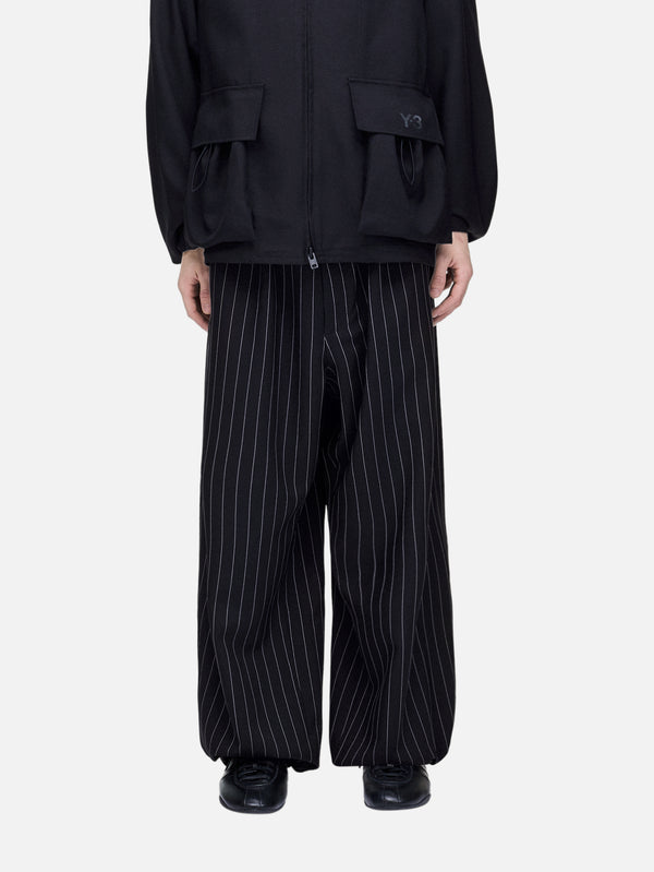 Y-3, Y-3 Refined Wool UT Chino Pants - Black, PANTOLON, shopi go'da!