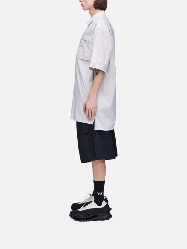 Y-3, Y-3 Wide Leg Shorts - Black, ŞORT, shopi go'da!