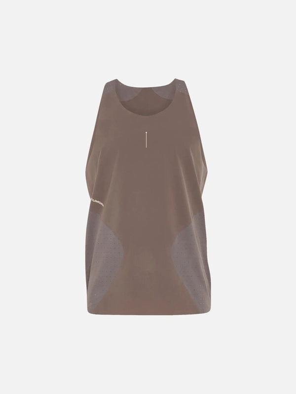 ADIDAS ORIGINALS adidas x Hermanos Koumori Running Tank – Charcoal, ön görünüm