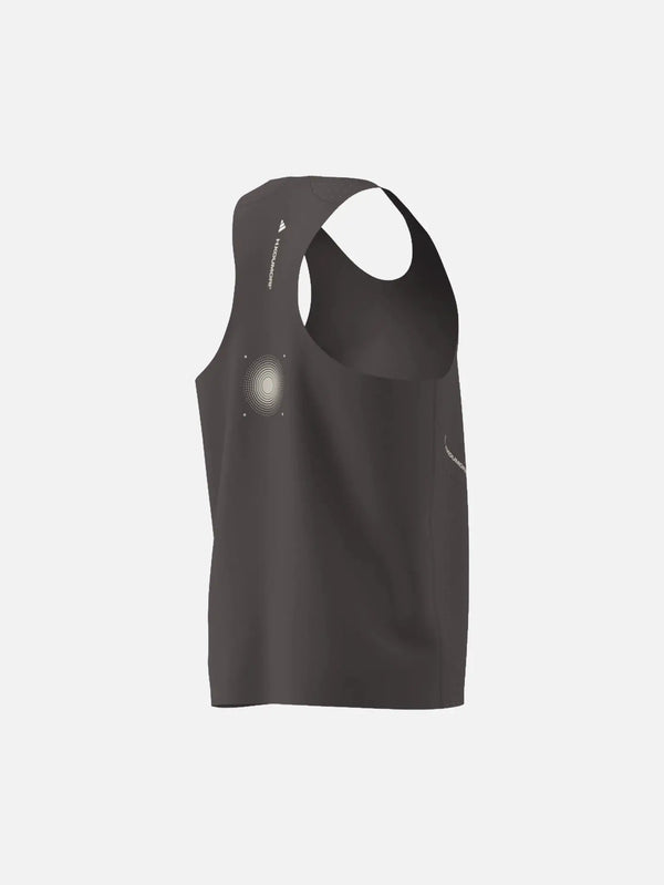 shopi go Adidas x Hermanos Koumori Running Tank – Charcoal, önden görünüm