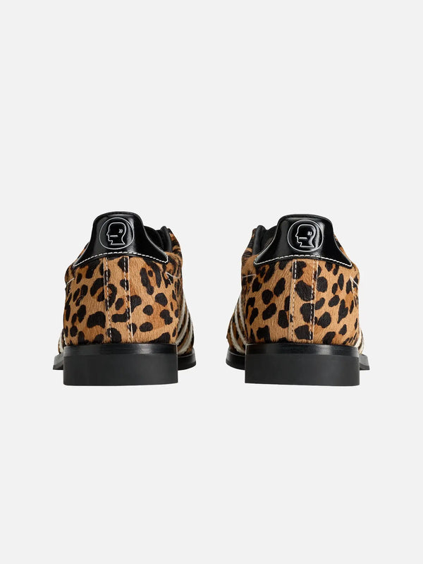 ADIDAS ORIGINALS Brain Dead x adidas Samba Bowling Cheetah – Cheetah deseni, arka görünüm