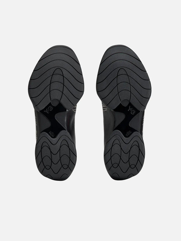 Y-3 Regu Embroidery Black Off White – taban görünümü