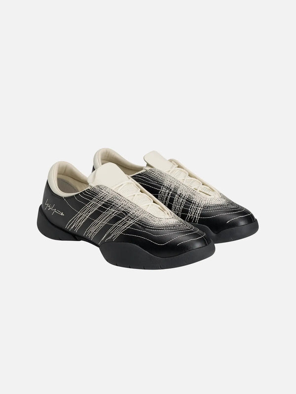 Y-3 Regu Embroidery Black Off White – Black Off White, yandan görünüm